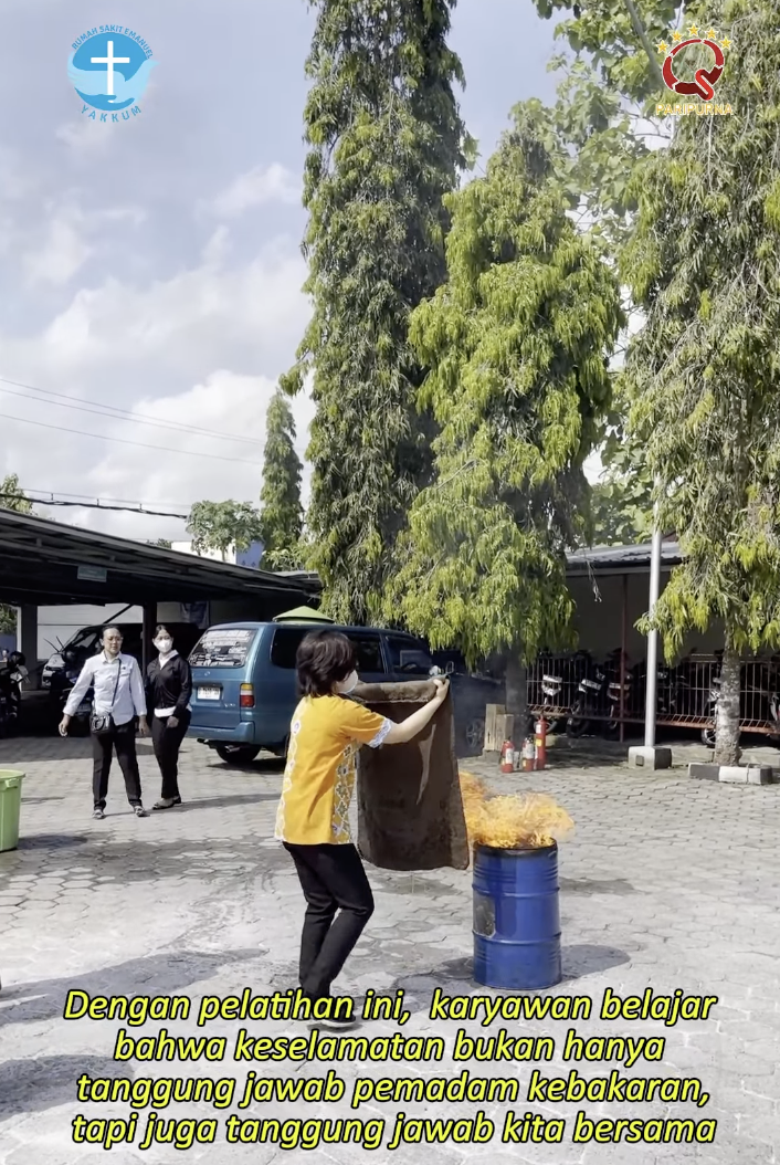 Keselamatan Pasien Prioritas Utama, RS Emanuel Adakan Pelatihan APAR Rutin