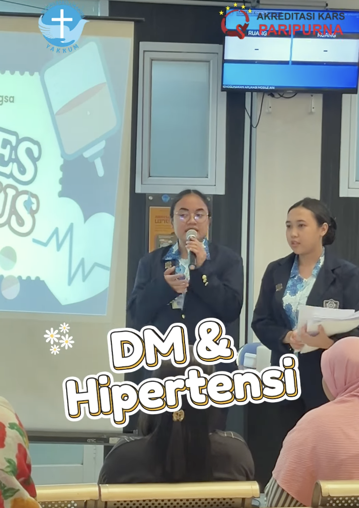 Edukasi Kesehatan DM dan Hipertensi di Rumah Sakit Emanuel