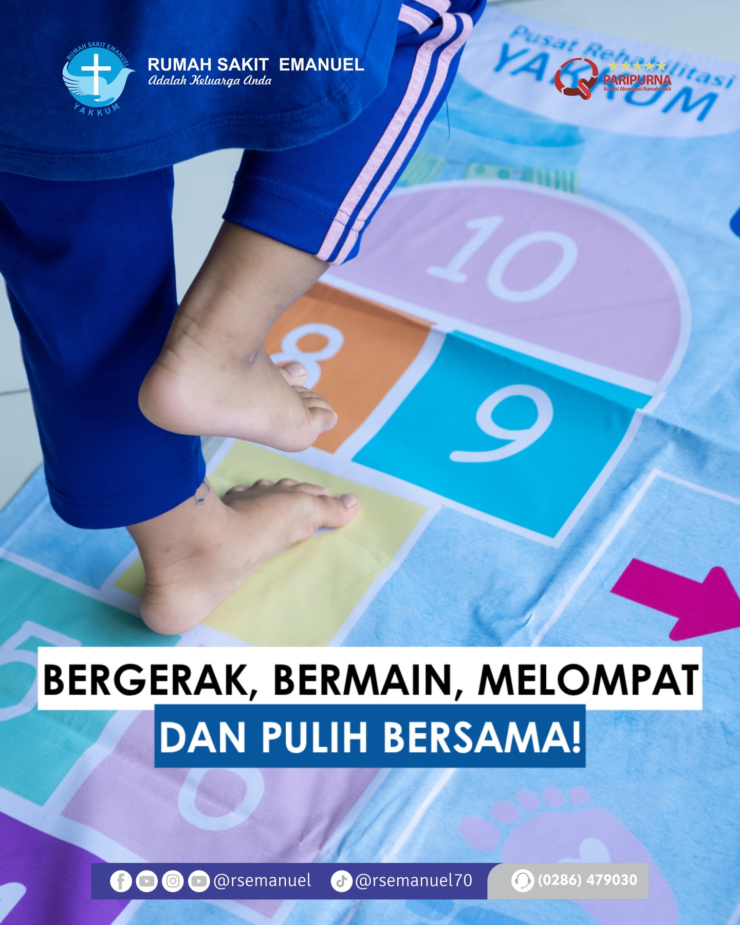 Bergerak, Bermain, dan Pulih - Program Clubfoot Yakkum Hadirkan Playmat Interaktif