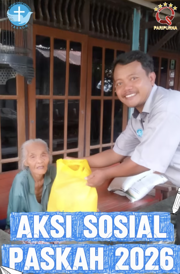 Rumah Sakit Emanuel Berbagi Ratusan Sembako Paskah, Prioritaskan Warga dengan Kondisi Ekonomi Sulit