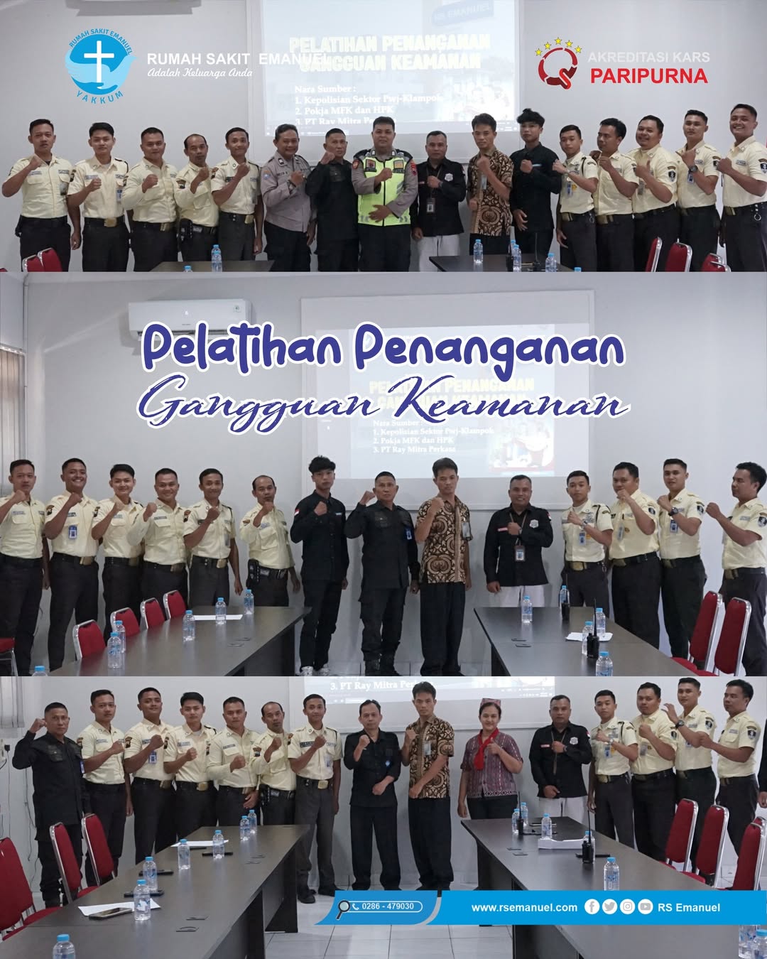 Pelatihan Penanganan Gangguan Keamanan di Rumah Sakit untuk Lingkungan Aman dan Profesional