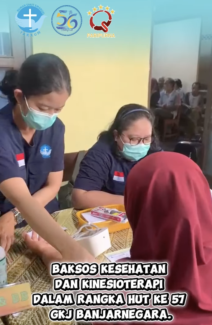 Peringati HUT ke-57, GKJ Banjarnegara Gelar Baksos Kesehatan dan Kinesioterapi