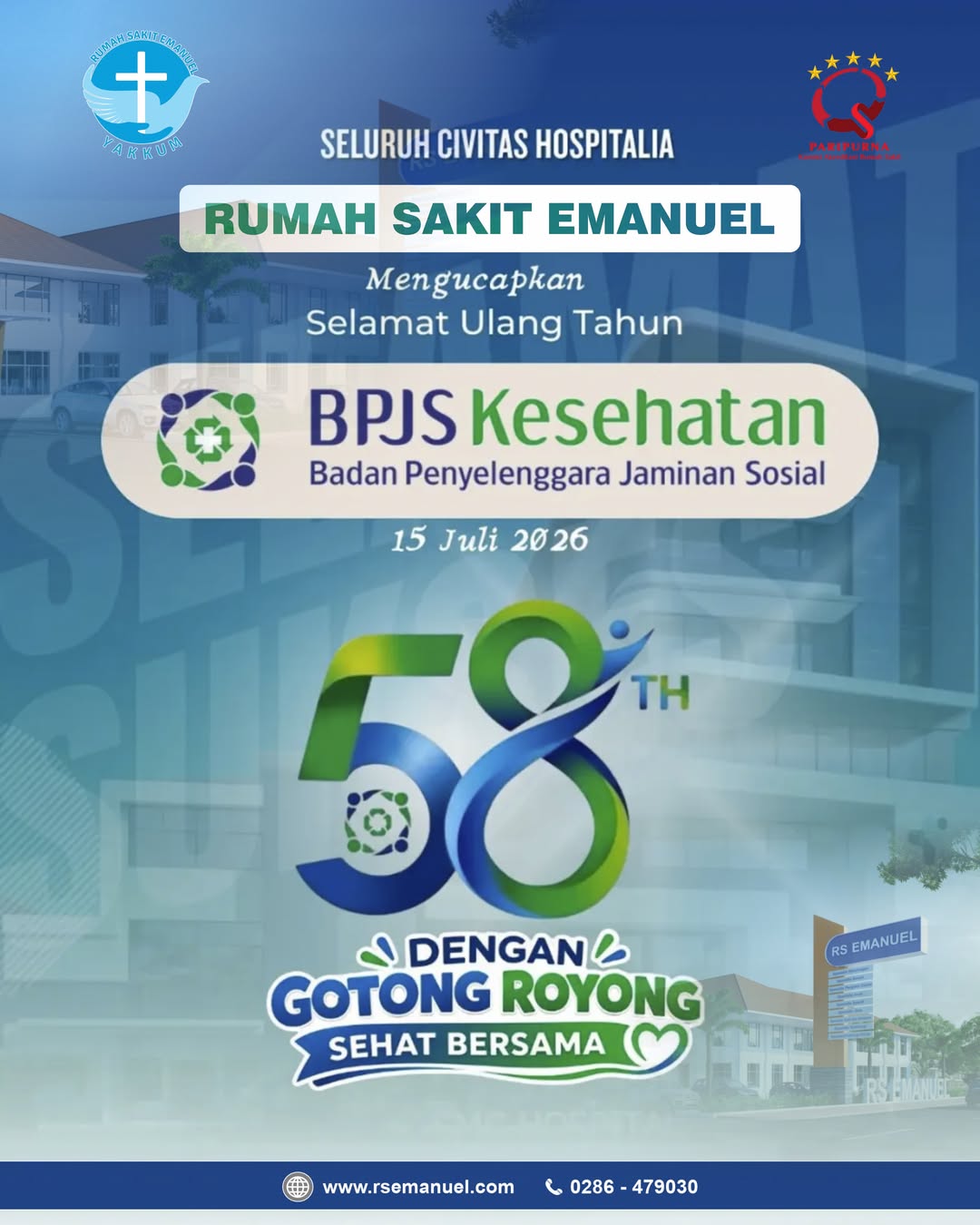 HUT ke-58 BPJS Kesehatan: Menguatkan Komitmen, Meningkatkan Pelayanan