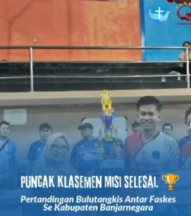 Dari Melayani hingga Berprestasi: RS Emanuel Juara 1 Bulutangkis Antar Faskes