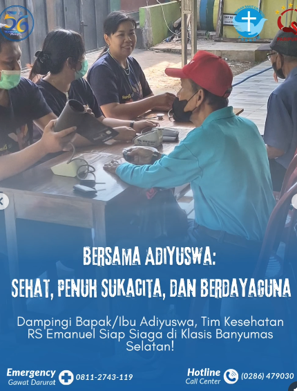 RS Emanuel Hadir Mendampingi Kegiatan Adiyuswa Klasis Banyumas Selatan