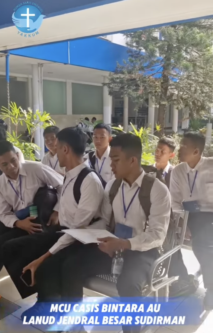 Pelaksanaan Medical Check Up (MCU) Calon Siswa Bintara TNI Angkatan Udara di Rumah Sakit Emanuel